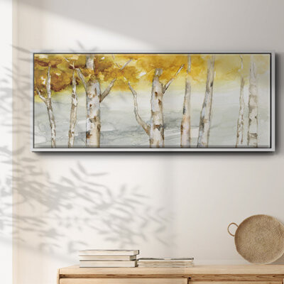 Wexford Home Golden Trees- Framed Canvas