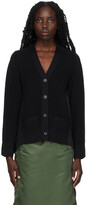 Thumbnail for your product : Sacai Black Cotton Knit Cardigan
