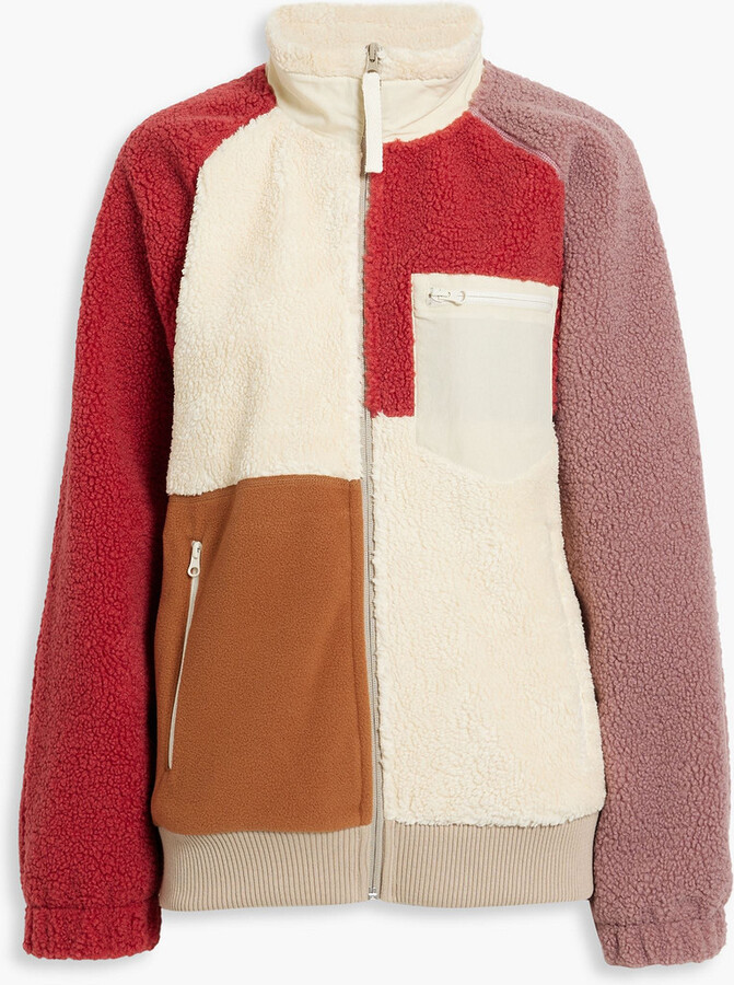 Color Block Fleece Jacket | ShopStyle