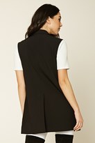 Thumbnail for your product : Forever 21 FOREVER 21+ Longline Blazer Vest