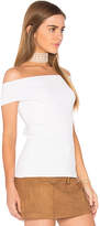 Thumbnail for your product : 525 America Off Shoulder Ribbed Top