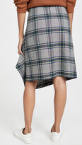 Thumbnail for your product : Cédric Charlier Plaid Wrap Skirt