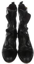 Thumbnail for your product : Valentino Leather Combat Boots
