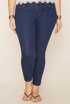 Thumbnail for your product : Forever 21 FOREVER 21+ Plus Size Fab Skinny Jeans (Short)