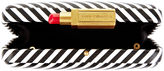 Thumbnail for your product : Lulu Guinness Black & White Stripe Carrie Clutch