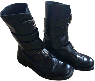 celine black ankle boots