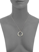 Thumbnail for your product : David Yurman Metro Pendant with Gold on Chain
