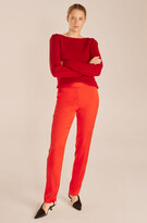 Thumbnail for your product : Rebecca Taylor Satin Cigarette Pant