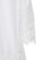 Thumbnail for your product : Ermanno Scervino Embroidered Cotton Lace Mini Dress