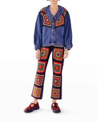 hip length denim jacket