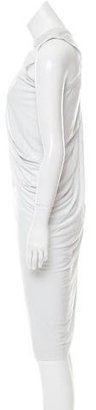Rick Owens Lilies Sleeveless Asymmetrical Midi Dress