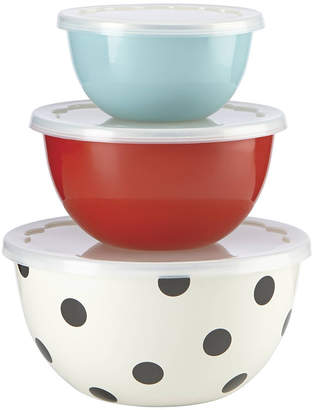 Kate Spade Deco Dot Food Containers - Set of 3