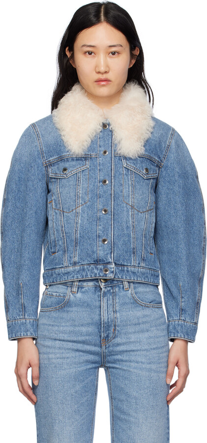 Chloé Blue Boxy Denim Jacket