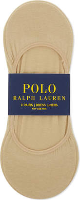 Polo Ralph Lauren Cotton shoe liners pack of three
