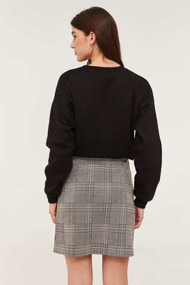 Ardene Glen Plaid Mini Skirt