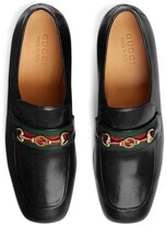 Thumbnail for your product : Gucci leather loafers with GG Horsebit