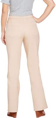 Halston H By H by Petite Studio Stretch Bootcut Pull-on Pants