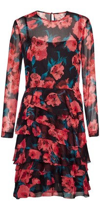 French Connection Allegro Poppy Ruffle Dress