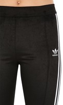 Thumbnail for your product : adidas Flared Cotton Blend Track Pants