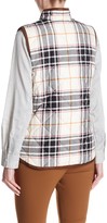 Thumbnail for your product : Foxcroft Sleeveless Plaid Herringbone Vest