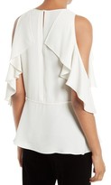 Thumbnail for your product : Theory Women's Desiraya B Cold Shoulder Silk Blouse