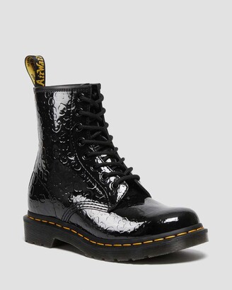 Dr. Martens Women's 1460 Leopard Emboss Patent Leather Boots - ShopStyle