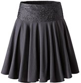 Thumbnail for your product : La Redoute BRIGITTE BARDOT POUR Skater Skirt with Lace Panel, Lined
