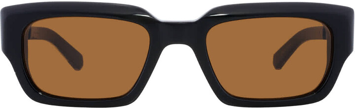 Mr. Leight MAVERICK S Mojave Brown Rectangular Unisex Sunglasses ML2037 BK-PW/SFMOJBRN 51
