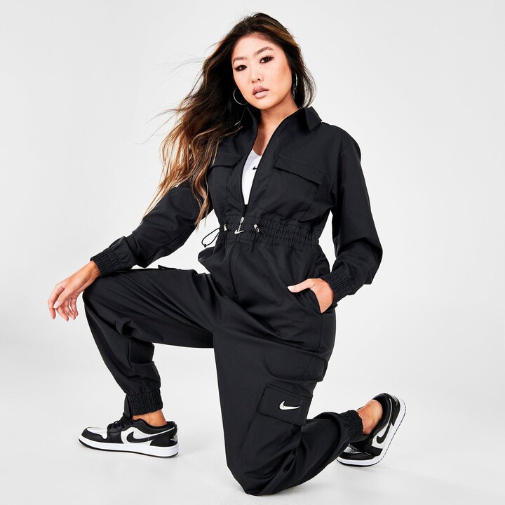 Nike Women's Sportswear Swoosh Utility Jumpsuit - ShopStyle