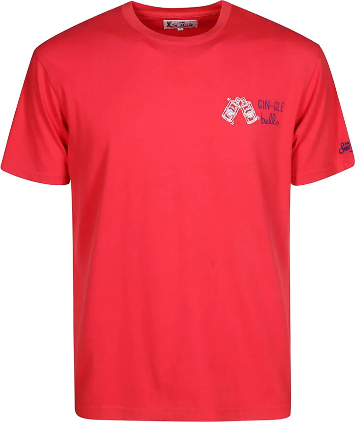 MC2 Saint Barth Arnott short-sleeve embroidered T-shirt