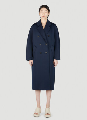 Max Mara Madame 2 Coat - Woman Coats Navy It - 42 - ShopStyle