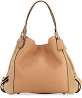 Thumbnail for your product : Coach Edie 42 Mixed Leather Handbag