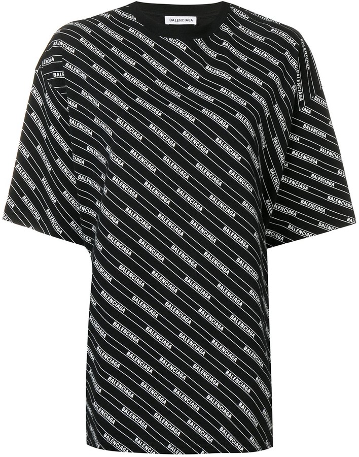 balenciaga tee black