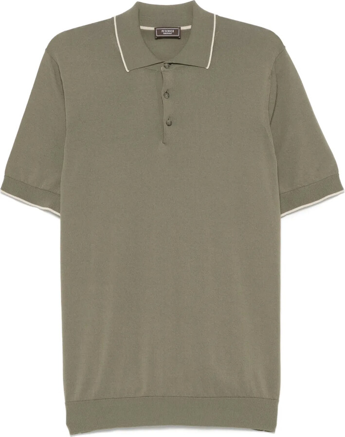 Peserico Fine-Knit Polo Shirt