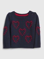 Thumbnail for your product : Gap Baby Heart Popcorn-Knit Sweater