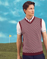 Thumbnail for your product : Ted Baker TOMMAS Jacquard merino wool tank