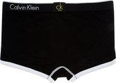 Thumbnail for your product : Calvin Klein Underwear Black & White Microfiber Low-Rise Briefs