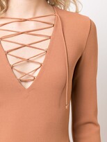 Thumbnail for your product : Stella McCartney Lace Up Jersey Dress