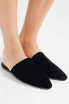 Thumbnail for your product : Saint Laurent Bliss Velvet Slippers
