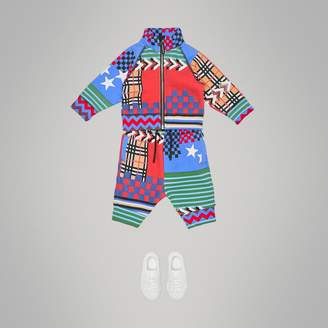 Burberry Childrens Graphic Print Jersey Trackpants