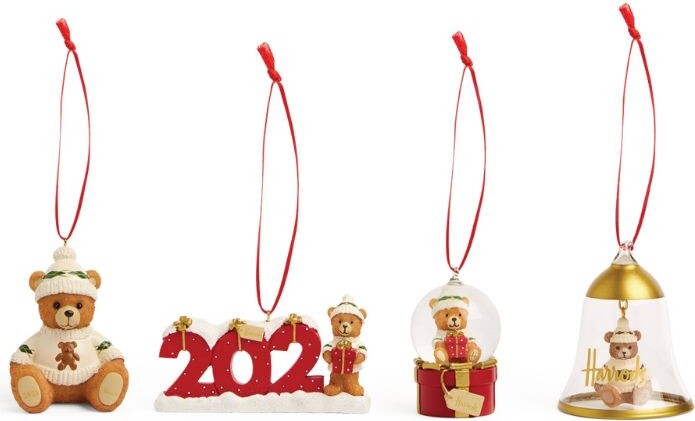 Harrods Christmas Bear 2021 Tree Decoration Collection Shopstyle