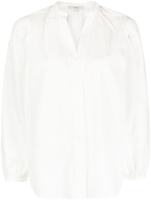 Vince Balloon-Sleeved Cotton Shirt
