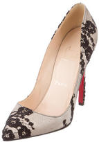 Thumbnail for your product : Christian Louboutin Lace Pigalle Pumps