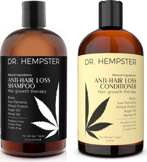 Dr. Hempster Anti HairLoss Biotin Shampoo and Conditioner Bundle with