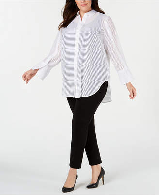 Fashion Look Featuring Alfani Plus Size Tops and Style&Co. Plus Size Tops  by trendycurvy - ShopStyle