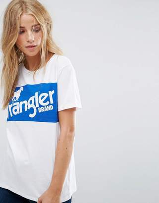 Wrangler Retro Horse Logo T Shirt