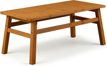 Ophelia & Co. Patio Light Brown Wood Coffee Table