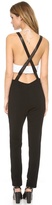 Thumbnail for your product : Rag and Bone 3856 Rag & Bone Box Jumpsuit with Leather
