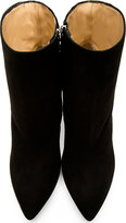 Thumbnail for your product : Charlotte Olympia Black Suede Lace-Up Deborah Ankle Boots