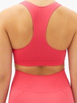 Thumbnail for your product : PRISM² Prism - Elated Racerback Medium-impact Sports Bra - Dark Pink